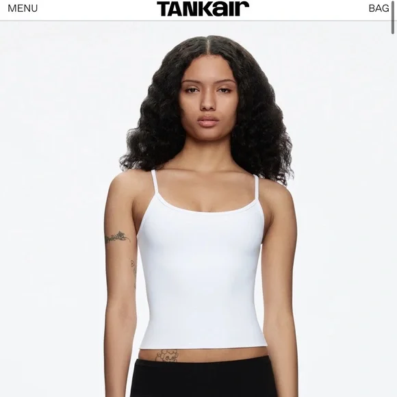 tank air | Tops | Tank Air Studio Tank In Milk | Poshmark